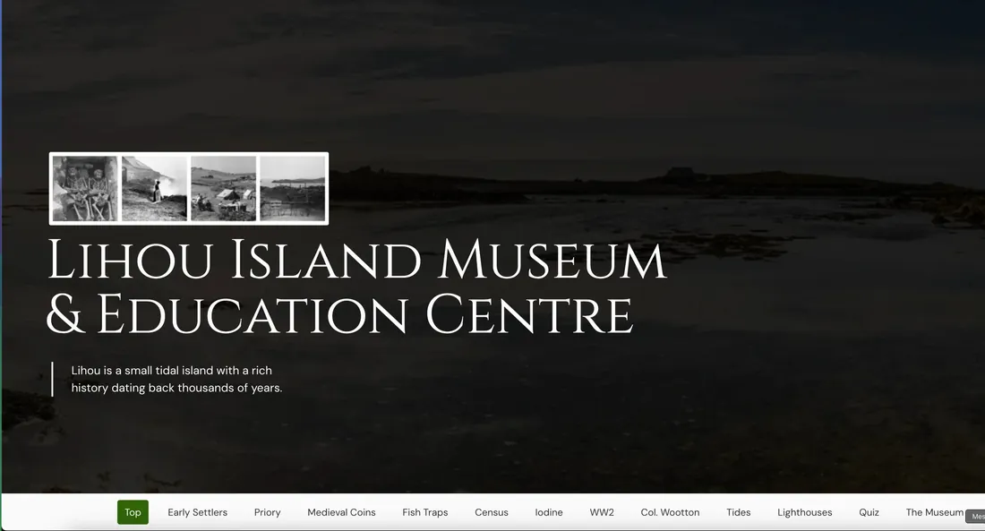 Lihou Island Museum & Education Centre History Wall built by Lisia Digital