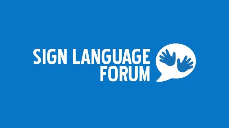 Sign Language Forum logo